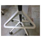 HERMAN MILLER, HEIGHT ADJUSTABLE, UPHOLSTERED STOOLS