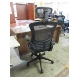 MESH BACK TASK CHAIRS WITH HEAD RESTS
