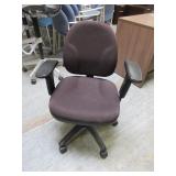 UPHOLSTERED, ADJUSTABLE OFFICE CHAIRS