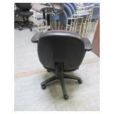 UPHOLSTERED, ADJUSTABLE OFFICE CHAIRS