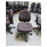 UPHOLSTERED, ADJUSTABLE OFFICE CHAIRS