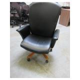 NATIONAL, JOURNEY, ADJUSTABLE, HIGH BACK, LEATHER  OFFICE CHAIR