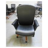 NATIONAL, JOURNEY, ADJUSTABLE, HIGH BACK, LEATHER  OFFICE CHAIR