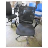 ASSORTED, ADJUSTABLE OFFICE CHAIRS