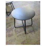 VERSATILE, ROUND METAL TABLES
