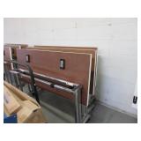 HERMAN MILLER NESTING TABLES ON WHEELS