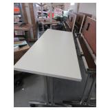 HERMAN MILLER NESTING TABLES ON WHEELS