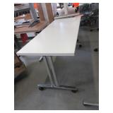 HERMAN MILLER NESTING TABLES ON WHEELS