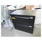STEELCASE BLACK METAL FILE UNIT