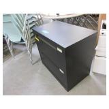 STEELCASE BLACK METAL FILE UNIT