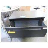 STEELCASE BLACK METAL FILE UNIT