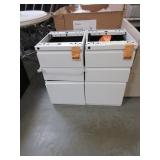 NEW, DAMAGED KNOLL FILE PEDESTALS