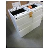 NEW, DAMAGED KNOLL FILE PEDESTALS