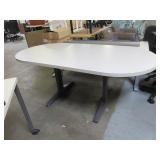 OVAL, LAMINATE TOP CONFERENCE TABLE