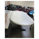 OVAL, LAMINATE TOP CONFERENCE TABLE