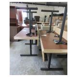SHOTO WORK TABLES WITH POWER AND CORD MANAGEMENT