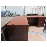 CHERRY DESK WITH RETURN