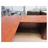 CHERRY DESK WITH RETURN