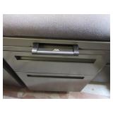ALLSTEEL MOBILE FILE PEDESTALS WITH FABRIC TOPS