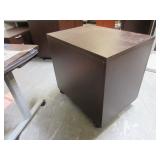 FRIST OFFICE, WOOD GRAIN LAMINATE, ROLLING LATERAL FILES