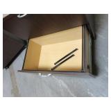 FRIST OFFICE, WOOD GRAIN LAMINATE, ROLLING LATERAL FILES