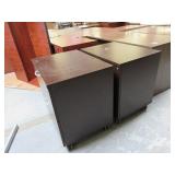 FRIST OFFICE, WOOD GRAIN LAMINATE, ROLLING LATERAL FILES