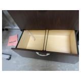 FIRST OFFICE, WOOD GRAIN LAMINATE, ROLLING LATERAL FILES