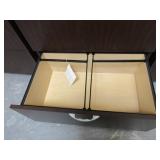 FIRST OFFICE, WOOD GRAIN LAMINATE, ROLLING LATERAL FILES