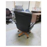 GLOBAL, HIGH BACK TILTER, LEATHER EXECUTIVE CHAIR