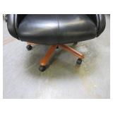 GLOBAL, HIGH BACK TILTER, LEATHER EXECUTIVE CHAIR