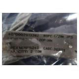 PAIR OF 2 TON WIRE ROPE ASSEMBLYS