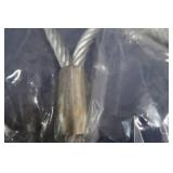 PAIR OF 2 TON WIRE ROPE ASSEMBLYS