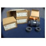 4 NIB  EPDM BELL VALVES