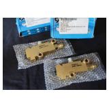 PAIR OF NEW  BRASS BRAKE COMBO PROPORTING VALVE REPLACEMENTS