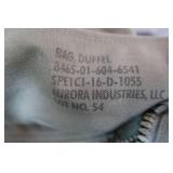 LARGE OLIVE HEAVY DUTY DUFFLE