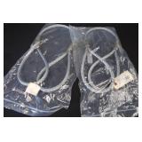 PAIR OF 2 TON WIRE ROPE ASSEMBLYS