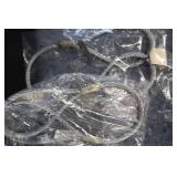 PAIR OF 2 TON WIRE ROPE ASSEMBLYS