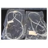 PAIR OF 2 TON WIRE ROPE ASSEMBLYS