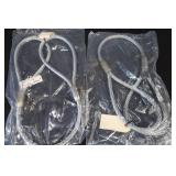 PAIR OF 2 TON WIRE ROPE ASSEMBLYS