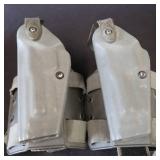 2 LEFT HAND SAFARILAND BERETTA M9 DROP LEG HOLSTERS