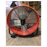 Commercial Electric 24 in. 2-Speed Heavy Duty Tilt Drum Fan  Customer Returns See Pictures