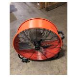 Commercial Electric 24 in. 2-Speed Heavy Duty Tilt Drum Fan  Customer Returns See Pictures