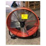 Commercial Electric 24 in. 2-Speed Heavy Duty Tilt Drum Fan  Customer Returns See Pictures