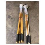 Lot of Husky 51 in. L Wood Handle 4-Tine Cultivator  Customer Returns See Pictures