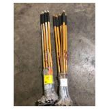 Lot of Husky 51 in. L Wood Handle 4-Tine Cultivator  Customer Returns See Pictures