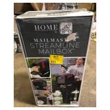 Step2 Mail Master Streamline Black OverPost Mounted Plastic Mailbox    Customer Returns See Pictures