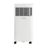 Vissani 5,000 BTU 115-Volt Portable Air Conditioner for 170 sq. ft. Rooms Dehumidifies and Remote in White  Customer Returns See Pictures