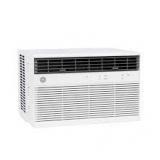 GE 18,300 BTU 230/208V Window Air Conditioner Cools 1000 Sq. Ft. with ENERGY STAR,Wi-Fi and Remote in White   Customer Returns See Pictures