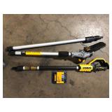 DEWALT 20V MAX 8in. Brushless Cordless Battery Powered Pole Saw (Tool Only)     Customer Returns See Pictures