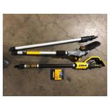 DEWALT 20V MAX 8in. Brushless Cordless Battery Powered Pole Saw (Tool Only)     Customer Returns See Pictures